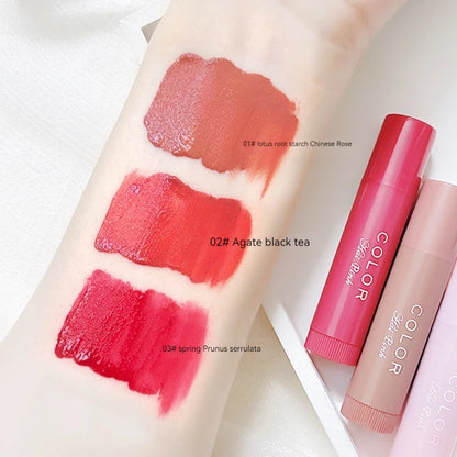 3/1pcs Lip Balm Moisturizing Anti-dry Lip Balm Easy To Carry Makeup Lip Care Cosmetics Anti-cracking Lipstick Colored Lip Tint