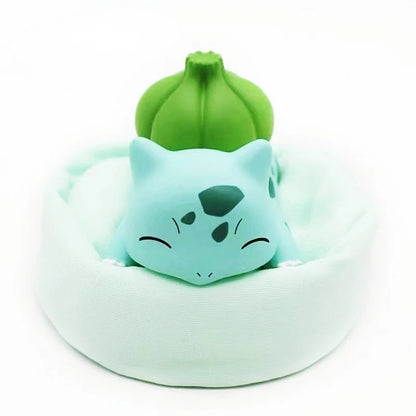 Pokemon Model Kit Anime Characters Figure Starry Dream Pikachu Bulbasaur Series Car Interior Hand Sleeping Position Toys Gifts