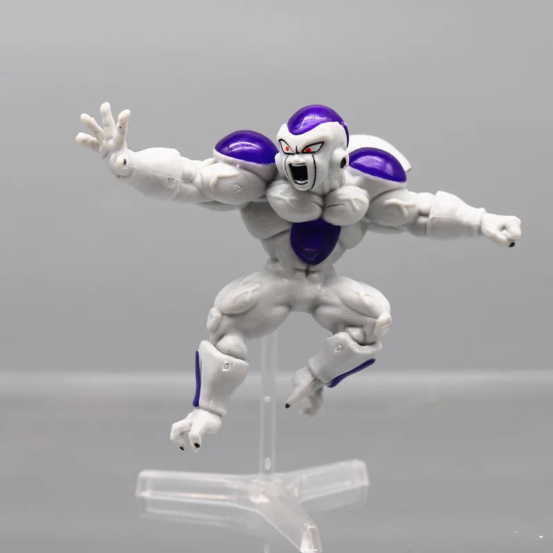 Random one pc Dragon Ball Z Frieza PVC Action Figure Collection Model Toys 8-12cm