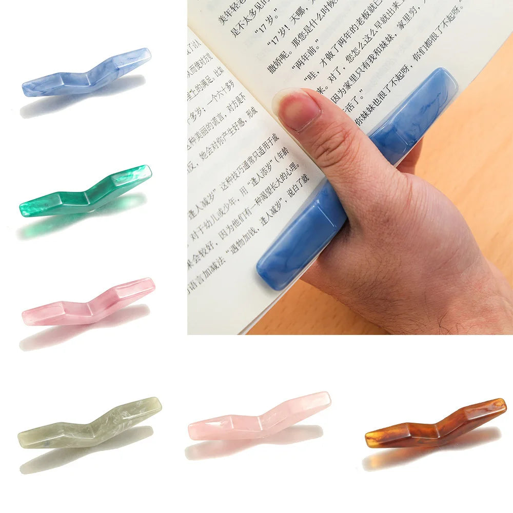 Thumb Book Support Book Page Holder School Supplies Reading Aids Student Book Accessories Spreader Convenient Bookmark