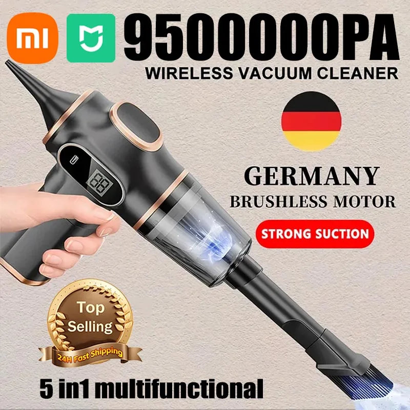 Xiaomi MIJIA 9500000Pa 5 in1 Wireless Automobile Vacuum Cleaner Portable Vacuum Cleaner Handheld Mini Vacuum Clean For Car Home