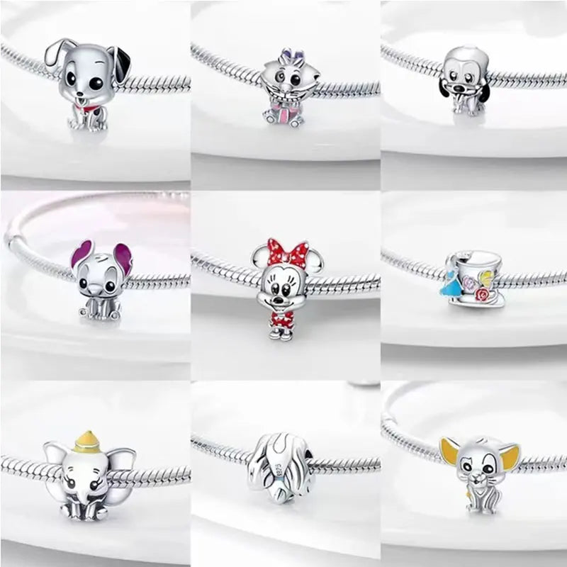 Spider Man Charm Original Model Production Pandora 925 Silver Bracelet DIY Women's Jewelry Christmas Gift