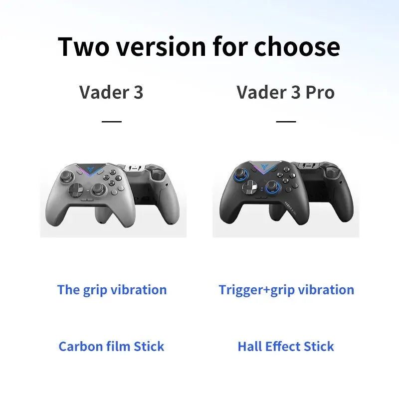 New Flydigi VADER 3 / VADER 3 PRO Bluetooth Wireless Gamepad Hall Linear Trigger Switch/PC/steam/IOS Games and Video Games