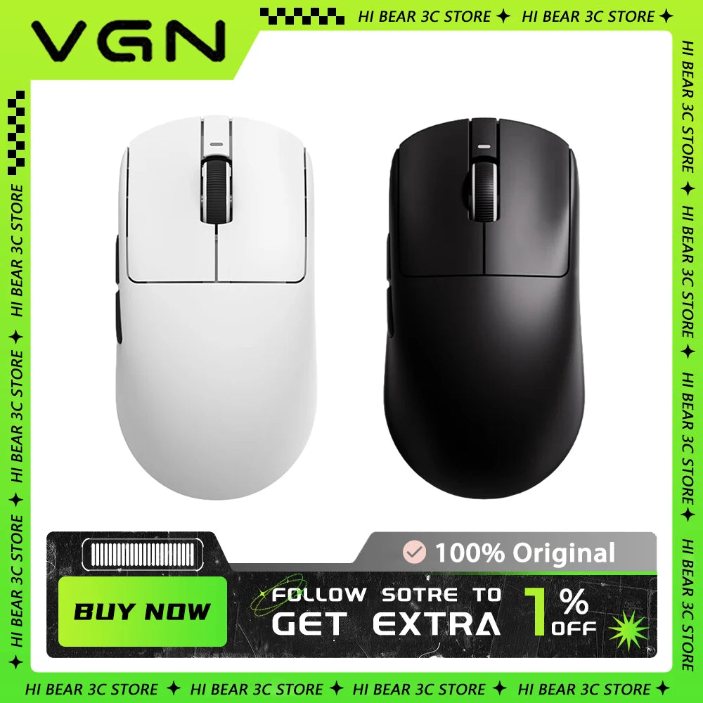 VGN VXE Dragonfly R1 Wireless Mouse PAW3395 Sensor Nordic 52840 2KHz FPS Gaming Mouse Smart Speed X Low Delay Pc Gamer Office