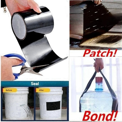 New Black Super Strong Waterproof Tape Outdoor Garden Leakage Hose Water Patch Bond Pipe Adhesive Stop Leak Seal Repair Fix Tape