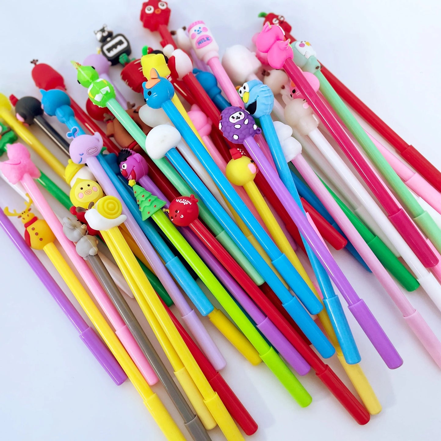 10/20/30/40/50 Cute Cartoon Gel Pen 0.5MM ink Pen Birthday Gift School Award Student Gift Fun Girl Pen Writing Korean Stationery