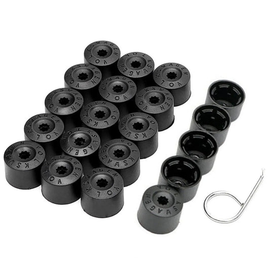 Car Wheel Hub Nut Bolt Covers for VW Volkswagen Jetta Polo Tiguan Golf MK4 Passat B6 Seat Leon Ibiza Tire Screw Caps Accessories