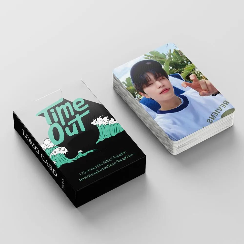 55pcs/set Kpop Felix Skz Lomo Cards ODDINARY New Album Boys Photocards Hyunjin Han Lee Know Photo Card for Fans Collection