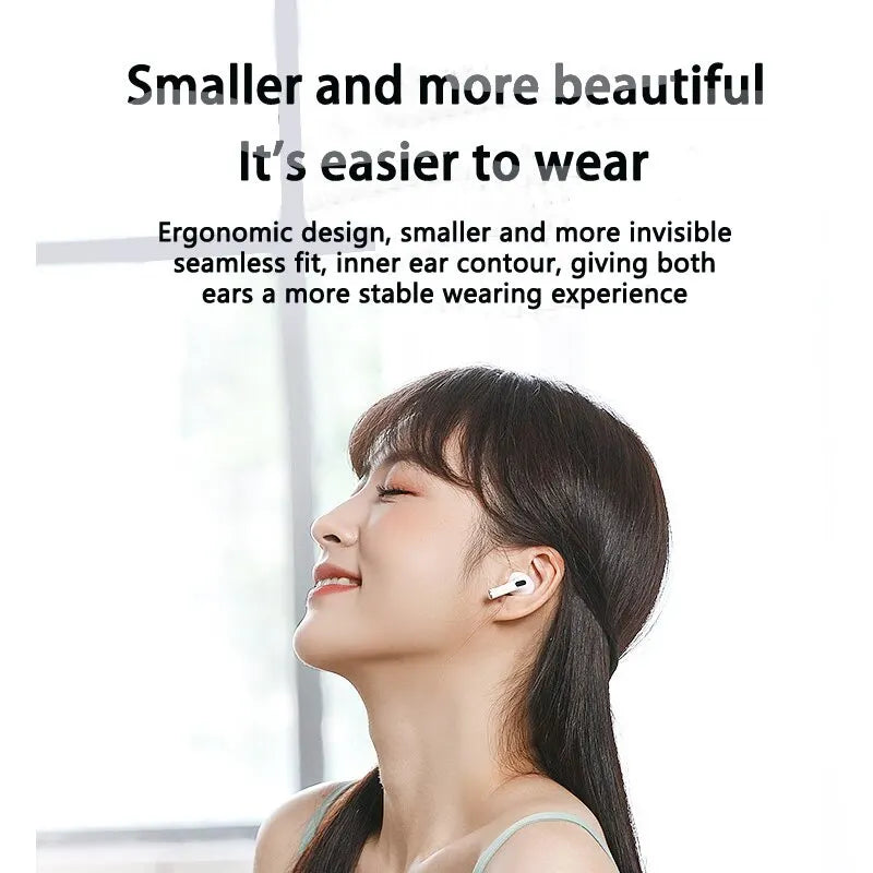 Pro 4 TWS Wireless Headphones Earphone Bluetooth-compatible 5.0 Waterproof Headset with Mic for Xiaomi iPhone Pro4 Earbuds