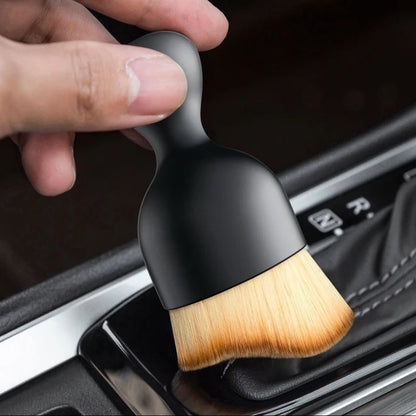 Car Air Vent Cleaning Soft Brush with Casing Car Interior Cleaning Tool Artificial Car Brush Car Crevice Dusting Car Detailing