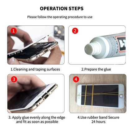 6pcs B7000 3ml Mobile Phone Touch Screen Super Glue B-7000 Adhesive Telephone DIY Glue Repair Point Diamond Jewelry Glass Glue