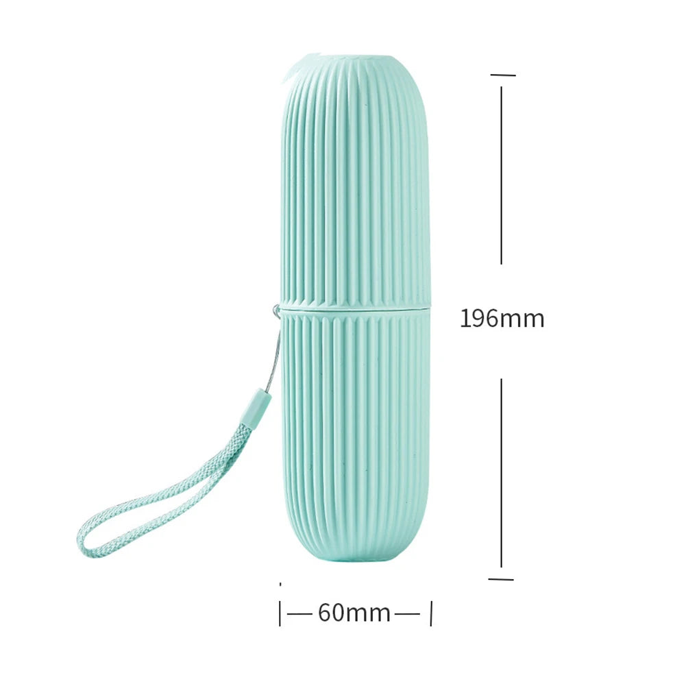 Travel Portable Toothbrush Cup Bathroom Toothpaste Holder Storage Case Box Organizer Travel Toiletries Storage Cup New Creative