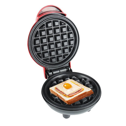 Multi-Function Pie Stop Plug Powered Waffle Maker Double-Sided Heating Breakfast Roaster