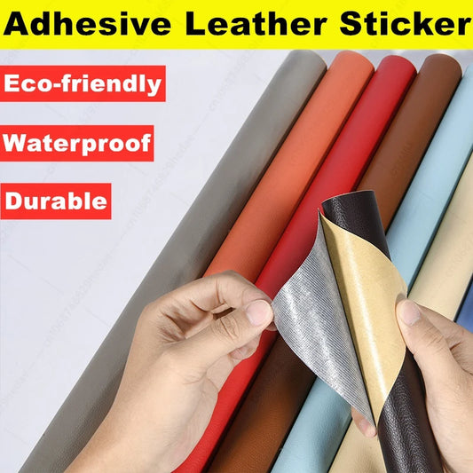 1PC 50x137cm Thickened Self Adhesive Sofa Leather Repair Fix DIY Bed Soft Bag Patch Sticker Repair Subsidy Furniture Renew Decal