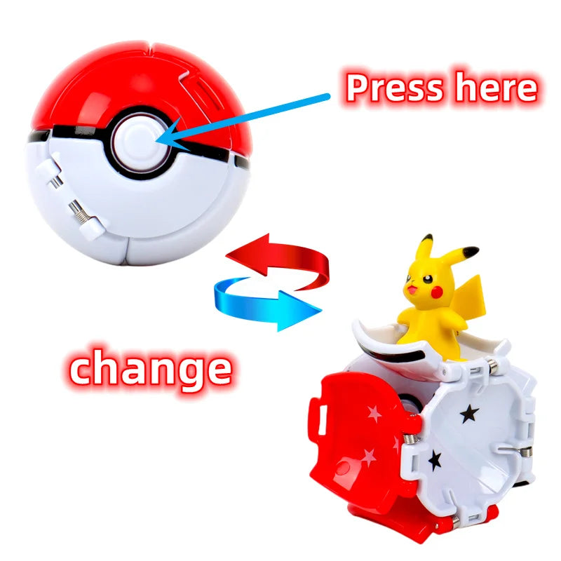 21 Styles Pokemon Elf Ball Anime Figure Pikachu Charizard Pocket Monster Variant Pokemon Elf Ball Toy Action Model Gift