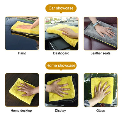 SEAMETAL High-end Microfiber Towel Car Wash Towel Detailing Cleaning Cloth Car Wash Drying Towel Car Absorbent Cleaning Products