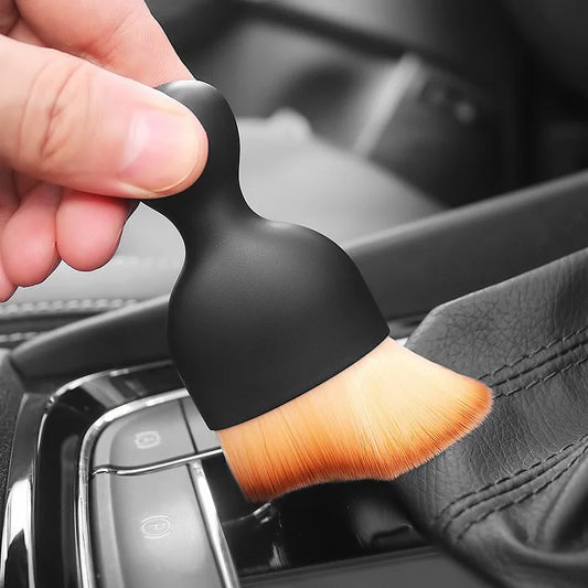 Car Interior Cleaning Tool Air Conditioner Air Outlet Cleaning Soft Brush Car Brush Car Crevice Dust Removal Artifact Brush