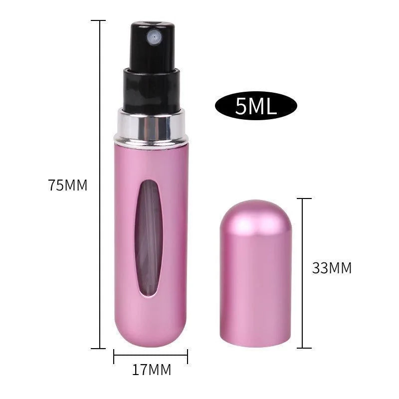 Refillable Mini Perfume Bottle Portable Cosmetic Bottle Spray Bottle Atomizer Spray Container Travel Refillable Bottles 8ml /5ml