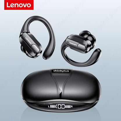 Lenovo XT80 Sports Wireless Headphones with Mics, Button Control, LED Power Display,Hifi Stereo Sound