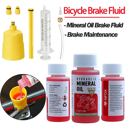 Hot Bicycle Brake Mineral Oil System 60Ml Fluid Cycling Mountain Bikes for Shimano 27Rd Bike Hydraulic Disc Brake Oil Fluid