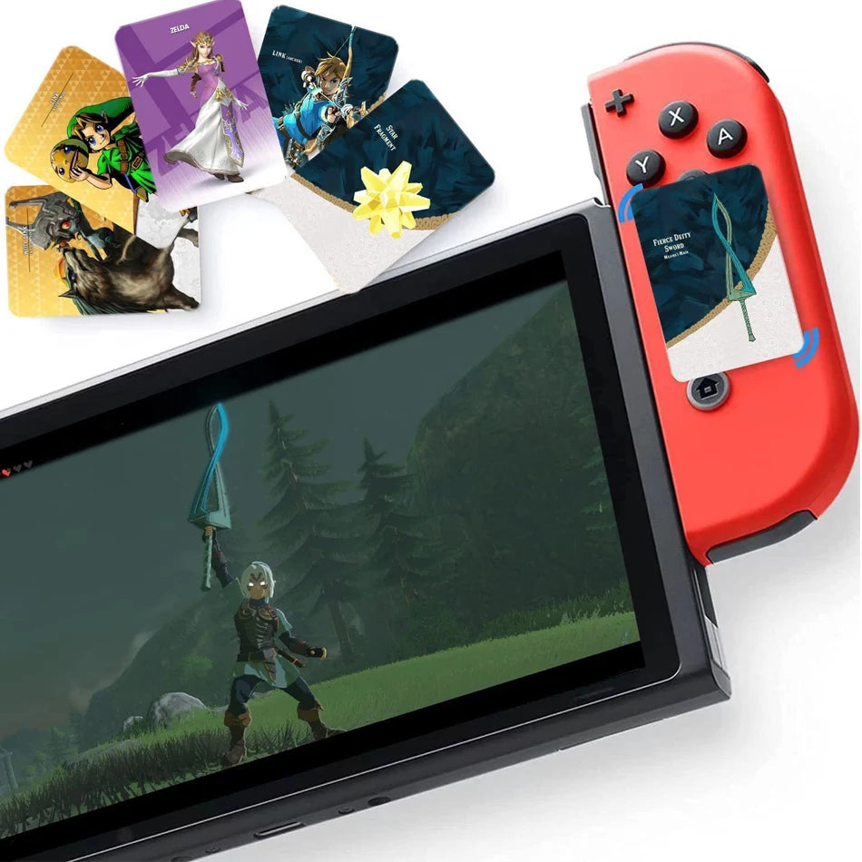 NEW 28 Zelda Amiibos Cards Apply to the Legend of Zelda: Tears of the Kingdo and the Legend of Zelda Latest Paragliding