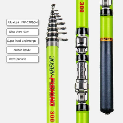 JOSBY Telescopic Rock Fishing Rod Spinning Carp Feeder Carbon Fiber Pesca 3M 2.7M 2.4M 2.1M 1.8M 1.5M Mini Travel Ultra durable