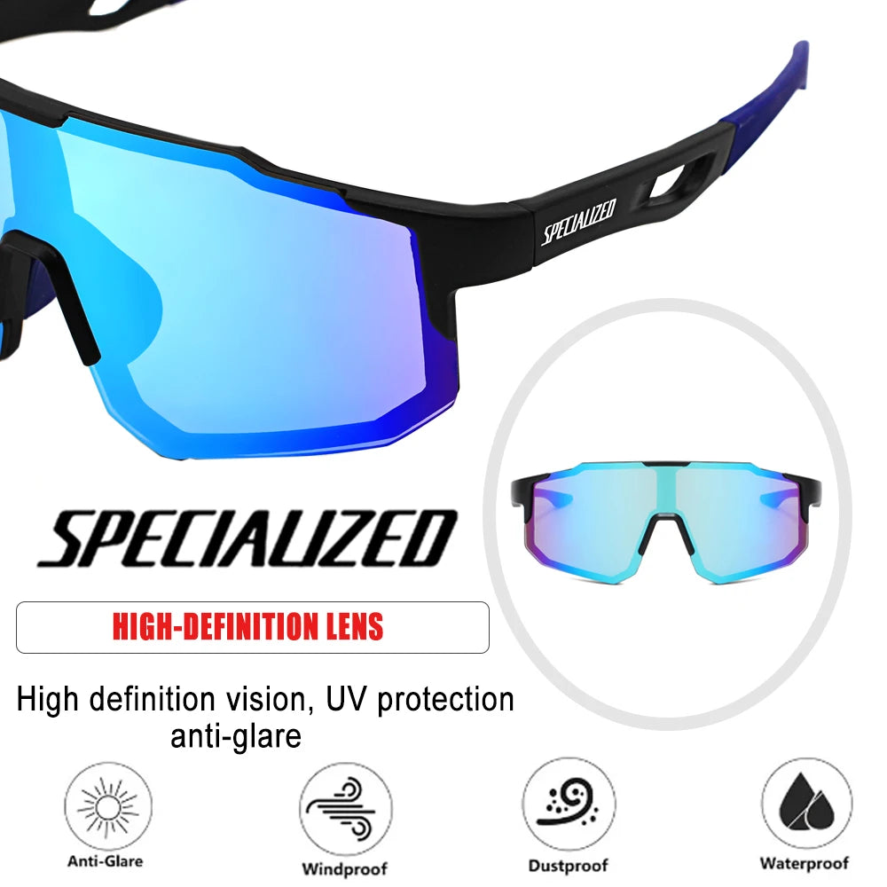 SPECIAUZED UV400 Sport Cycling Glasses Road Sunglasses Bicycle Eyewear Mountain Bike MTB Cycl Goggles running glasses