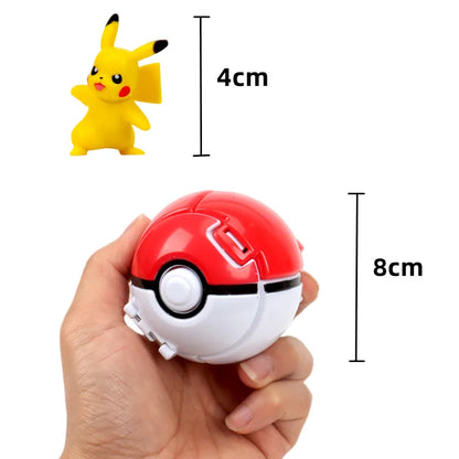 21 Styles Pokemon Elf Ball Anime Figure Pikachu Charizard Pocket Monster Variant Pokemon Elf Ball Toy Action Model Gift