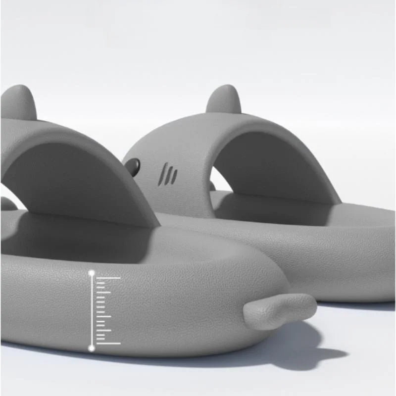 2024 Shark Slides Women Men Summer Shark Slippers Home EVA Bathroom Casual Sandals Outdoor Cool Couple Beach Flip Flops