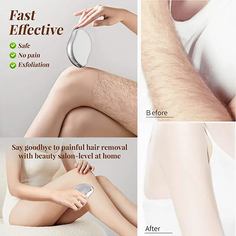 Women Painless Physical Hair Remover Nano Epilator  Erase Body Beauty Depilation Multicolour Physical Hair Epilators Body Beauty