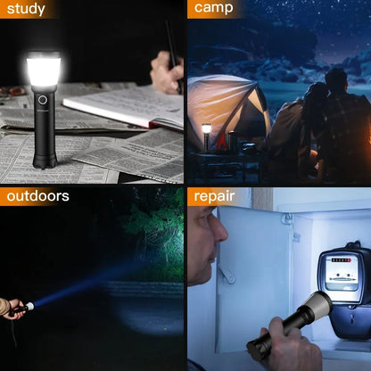 Sofirn SC03 2000LM USB C Rechargeable 21700 Lantern Camping Light 2-in-1 Powerful Flashlight Outdoor Torch with Combo Side Light