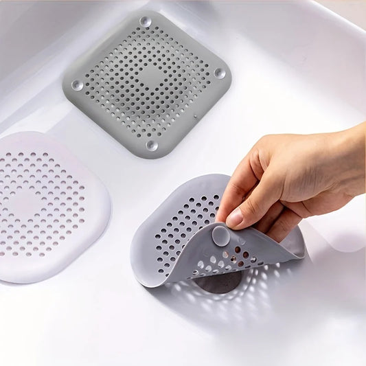 Hair Filter Sink Anti-Blocking Strainer Bathtub Shower Floor Drain Stopper Silicone Kitchen Deodorant Plug Bathroom Accessories