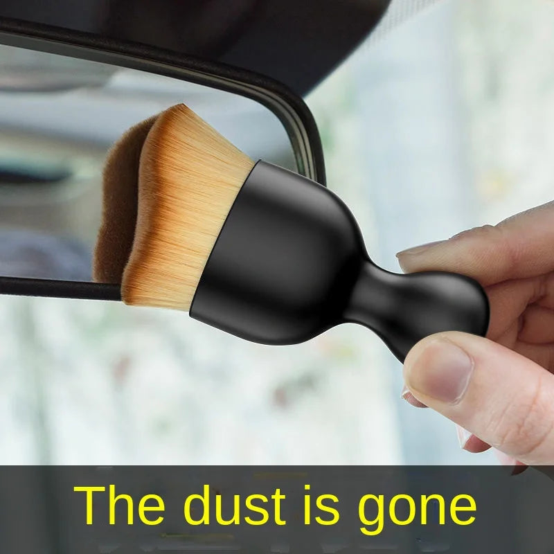 Car Air Vent Cleaning Soft Brush with Casing Car Interior Cleaning Tool Artificial Car Brush Car Crevice Dusting Car Detailing