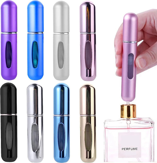 Refillable Mini Perfume Bottle Portable Cosmetic Bottle Spray Bottle Atomizer Spray Container Travel Refillable Bottles 5ml