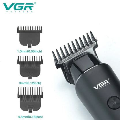 VGR Hair Trimmer Professional Electric Trimmers Cordless Hair Clipper Rechargeable LED Display V 937