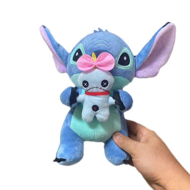 Cute Disney Stitch Plush Doll Toys 20-25CM Anime Lilo&Stitch Stuffed Plushs Stich Plush Dolls Kids Birthday Gift Toys  Kawaii