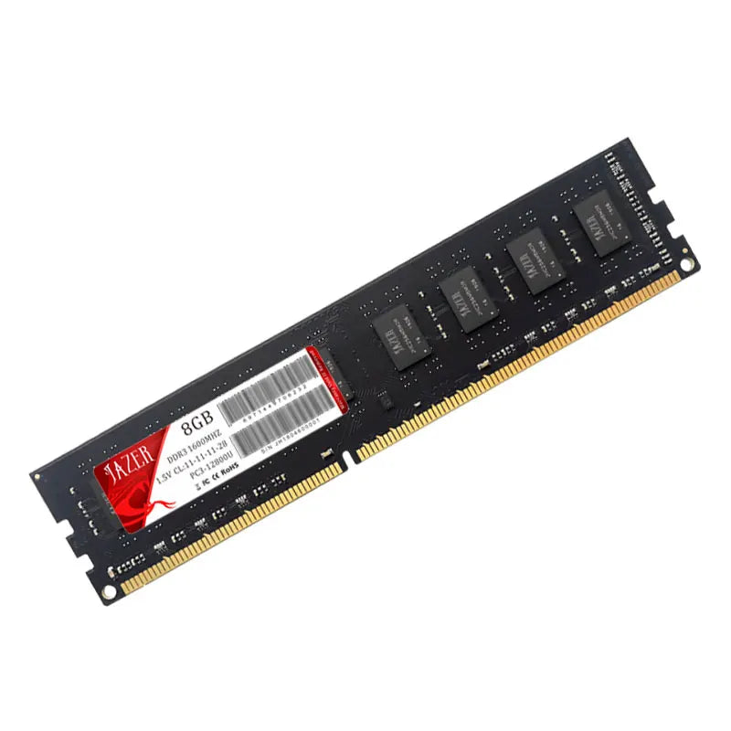 JAZER Memoria Rams DDR3 1600MHz New Dimm Desktop Memory Compatible AMD And Intel