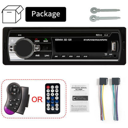 Car Radio 1 din Stereo Player Digital Bluetooth Car MP3 Player 60Wx4 FM Radio Stereo Audio Music USB/SD with In Dash AUX Input