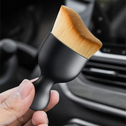 Car Air Vent Cleaning Soft Brush with Casing Car Interior Cleaning Tool Artificial Car Brush Car Crevice Dusting Car Detailing