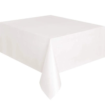 137x183cm Disposable Solid Color Tablecloth Birthday Party Wedding Christmas Table Cover Wipe Covers Rectangle Desk Cloth Decor