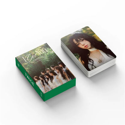 55pcs/set KPOP TWICE New Album I GOT YOU LOMO Card Collector Card AEYOUNG DAHYUN JIHYO MOMO NAYEON SANA MINA Postcard Photo Card