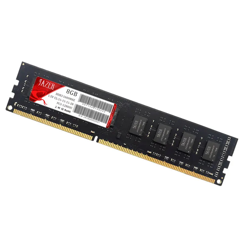 JAZER Memoria Rams DDR3 1600MHz New Dimm Desktop Memory Compatible AMD And Intel