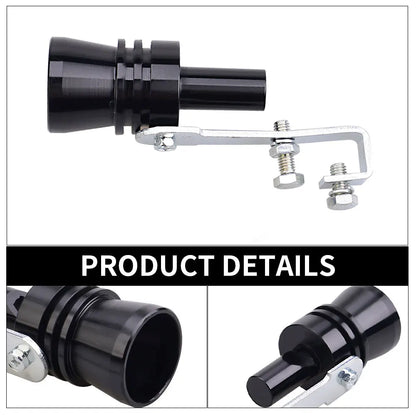 Universal Turbo Sound Simulator Whistle Car Exhaust Pipe Whistle Vehicle Sound Muffler S/M/L/Xl