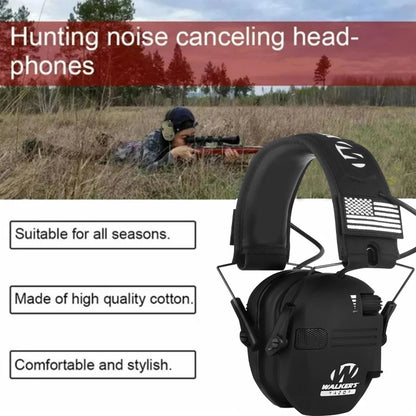 2024 Tactical Electronic Shooting Earmuff Anti-noise Headphone Sound Amplification Hearing Protection Headset Foldable Hot Sale