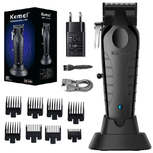 Kemei Professional Hair Clipper For Men Adjustable Beard Electric Hair Trimmer Rechargeable Hair Cutting Machine Barber tool