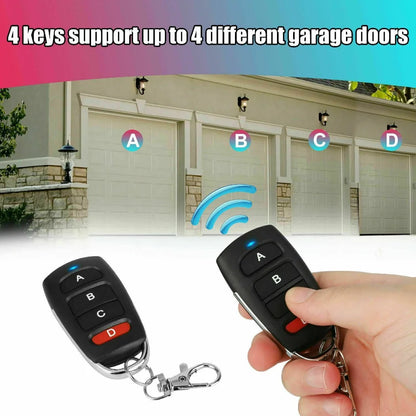 Universal Garage Door Control Remote Control 433 Mhz Duplicator Fixed Learning Code Clone Self-copying Automation For Gates