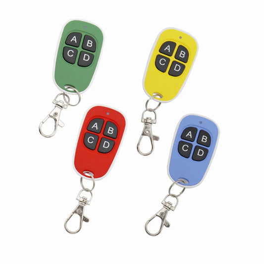 433MHz Garage Door Remote Control 4 Keys Copy Universal Remote Control Cloning Electric Gate Remote Controller Duplicator Key