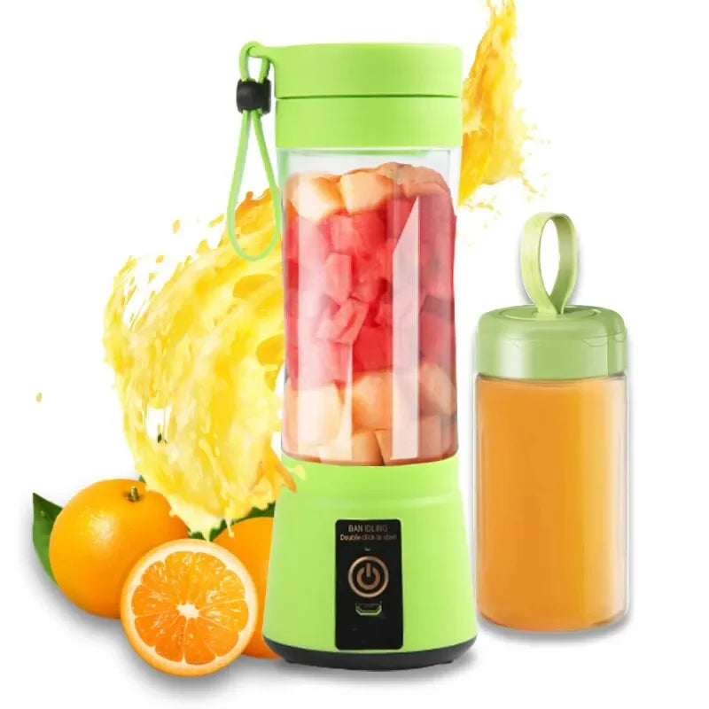 Portable Mini Electric Juicer USB Charging Smoothie Milkshake Maker Automatic Fresh Squeezer Fruit Orange Lemon Kitchen Blender