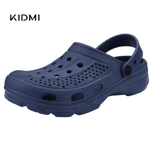 Kidmi Fashion Men Slippers New Summer Slippers Outdoor Beach Slippers Classic Soft Men Garden Slippers Home Men Clogs Slippers