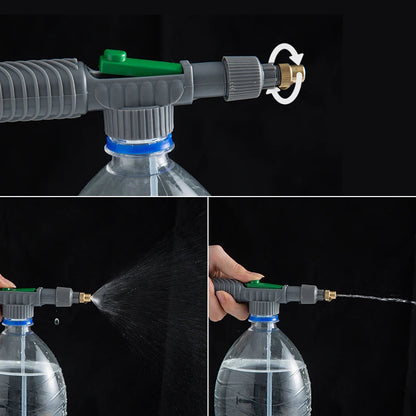 High Pressure Air Pump Manual Sprayer Adjustable Drink Bottle Spray Head Nozzle Garden Watering Tool Sprayer Agriculture Tools